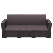Compamia Monaco Outdoor Sofa in Brown with Cushion, Commercial Grade