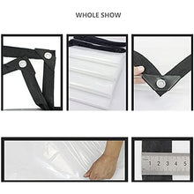 ALGFree Tarpaulin Sheet Balcony Garden Cover, Tarp Truck Waterproof Heavy Duty Canopy Sunscreen Awning Umbrella Cloth Camping Construction Site Tarps Ground Covers, 23 Sizes