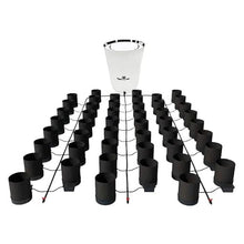 AutoPot 48 Pot GeoPot System with 3 Gallon Fabric Pots - Self-Watering Hydroponic System Black