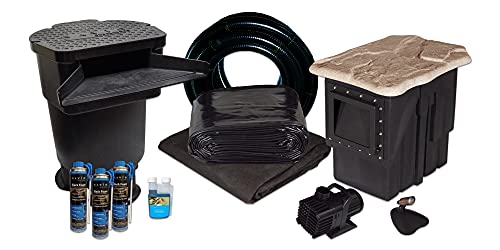 HALF OFF PONDS Complete PRO 5200 Water Garden and Pond Kit with 20 Foot x 30 Foot PVC Liner - PVCLH0