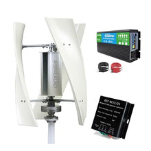 AISINILALAO 20000W Low Noise 12V-48V Wind Turbine Generator, Low Vibration 3-Phase AC Permanent Magnet Alternator, Automatic Windward Yawing + Brake System,48v
