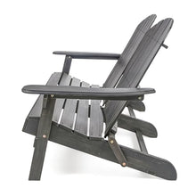 roomfitters Outdoor Loveseat Bench, Weather-Resistant Wood Seating for Relaxed Patio and Garden Lounging, Dark Grey