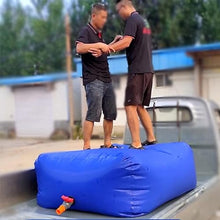 Portable Water Tank with Valve, Agricultural Irrigation Outdoor Emergency Water/ Foldable Bathtub Water Bladder for Outdoor Camping Garden Irrigation, 20-1070Gal ( Color : B , Size : 2.5x1.5x0.81m/302