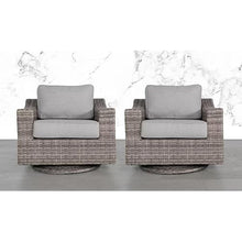 Seeheool Elegant Fully Assembled Swivel Patio Chair with Luxurious Cushions – Perfect for Outdoor Relaxation