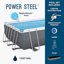 Bestway Power Steel 24’ x 12' x 52” Above Ground Pool with Sand Filter Pump