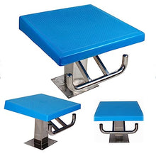 Diving Board, Diving Board for Inground Pools, Diving Boards for Inground Pools Stainless Steel Base Anti Slip Surface Inclined at 15°, Pool Diving Board, Load Capacity 600Lb
