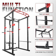 PRODC Power Cage Squat Rack 1000-Pound Capacity Black