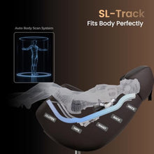 Osaki Milan 3D Recliner Relax Chair l Precision 3D Mechanism l Leg Vibration Massage l 300° Swivel l 3 Stages Zero Gravity l SL-Track System l Back Heating Therapy (Golden Chestnut)