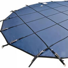 HDYZJQ Heavy Duty Winter Pool Covers for Inground Pools, Outdoor Round Pool Anti-Snow Rainproof Protector Cap, Portable Ground Swimming Pool Safety Covering(Dia 17ft (5.2m))