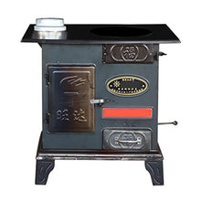 Multifunctional Wood Burning Fireplace, Large Deck Or Patio Firepit, Indoor/outdoor Smokeless Cast Steel Stove For Cooking, Rural Heater,A-56×35CM