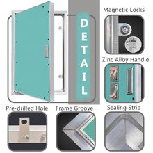 Access Panel for Drywall, 24x48 36x48 36x36 24x36 Large Inspection Door for Wall Hatch/Water Shutoff/Concealed Wall/Sewer Pipe, Service Access Hole Cover with Screw(900x1200mm/35.4x47.2in)