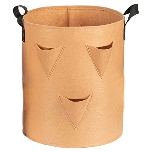 BBYYDS Multi-Port Grow Bag 5/7/10 Gallon Strawberry Tomato Reusable Non Woven Hanging for Cultivated Plants
