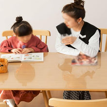QUANGJN Clear Table Protector 1.5mm Thick Custom Size Transparent PVC Tablecloth for Home Dining Kitchen Office Desk Clear Table Cover,A-140x280cm