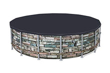 Bestway 56965E Power Steel 16' x 48" Set Above Ground Pool Stone