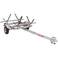 Malone EcoLight 2-Boat J-Rack Kayak Trailer Package Silver