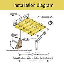 Retractable Pergola Shade Net HDPE Outdoor Patio Anti-UV Sun Protection Cover Folding Wave Shape Screen 90% Shadow Rate 180 Gsm 54 Sizes Customizable ( Color : Creamy-white Size : 1.8X30M ) (Creamy