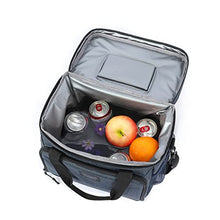 ASWRTYJO Lunch Bag Large Capacity Insulation Portable Picnic Waterproof EVA Car Big Ice(Black)