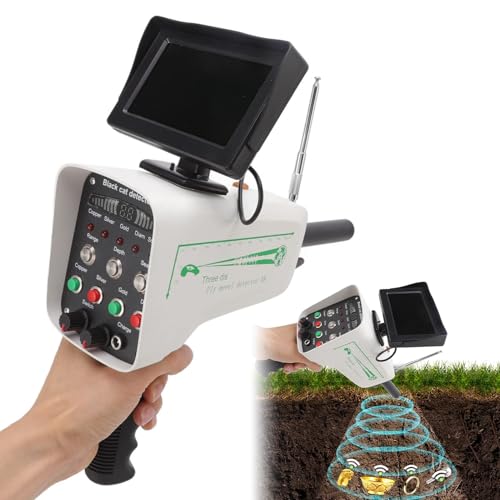 JDXQBLD Professional Metal Detector with High Accuracy Display, 30M Depth & 1000M Range, Ideal for Locating Gold, Silver, Copper, and Diamond Gems