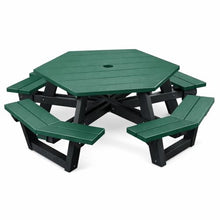 Frog Furnishings Hex Table Bench, Portable Outdoor Table, for All Weather, Backyard, Dining Party, Patio, Also for School, College, Park, Playground, Swimming Pool