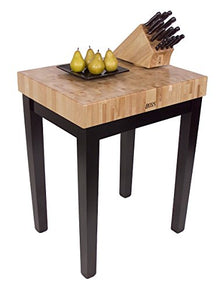 John Boos American Heritage Chef's Block Prep Table Barn Red