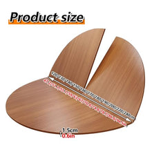 YUNSEU Large Round Foldable Table Top Only, 120cm - 264cm Diameterround Wood Table Top,Replace Tables Top, Circle Folding Tables Top, Easy to Store