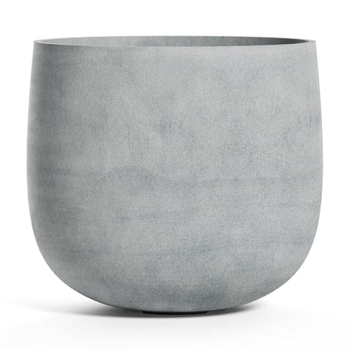 COSAPOTS Mondo Round Indoor/Outdoor Planter, 34x31in Concrete Stone