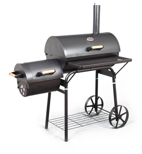 G21 BBQ Big, Smoker with Smoker Chamber, Thermometer, 2 Grill Surfaces, 4 Year Warranty