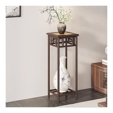 LUYOUBOZHU Vase Stand New Chinese Living Room Decorative Bonsai Table, Ancient Style Light Luxury Plant Display Stand(Large)