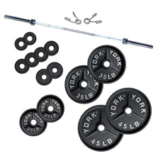 York Barbell Deep Dish Olympic Weight Plate Set