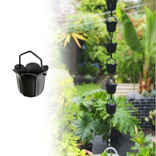 LZPHGB Heavy Duty Trench Drain Rain Chain, Durable Eaves Drainage System Alternative Downspout for Efficient Water Flow Management,Size_name-6m (19.7ft)