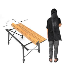 ONMYJFD Outdoor Retractable Folding Table Portable Camping Picnic Table Car Mounted Aluminum Alloy Table