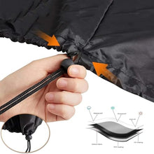 JIANSMZ Waterproof Outdoor Garden Furniture Cover 320x300x75cm Heavy Duty 600D Oxford Fabric Weatherproof and Protects Patio Table from Elements
