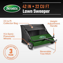 Scotts 42" Lawn Sweeper, 22 cu. ft. Capacity Hopper
