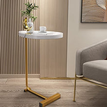 NRFJFOP Sofa Side Table Rock Slab Storage Corner Living Room Sideboard Bedside Removable Small Coffee