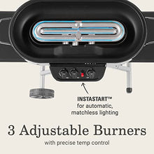Coleman RoadTrip 285 Portable Propane Grill, 3 Burners, Blue