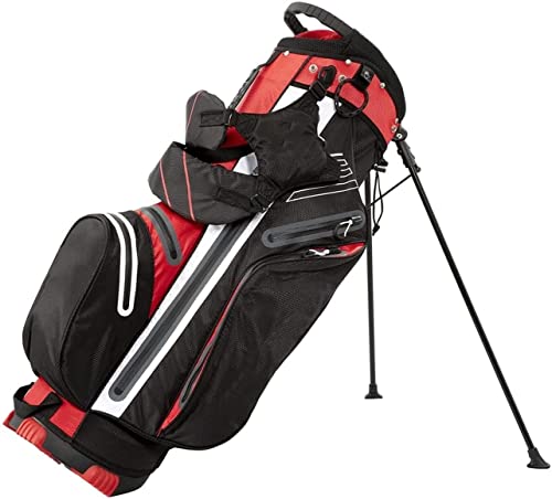 OEIPSMK Waterproof Durable Golf Stand Bag 6-Way Dividers 7 Pockets A