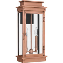 Quoizel Noelle Outdoor Wall Lantern 19 Inch 2-Light Aged Copper