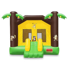 Cloud 9 Commercial Jungle Bounce House with Blower Multicolor