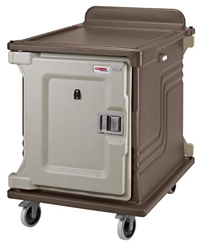 Cambro MDC1520S10D194 Meal Delivery Cart Dual Access 10 Tray Granite Sand Case of 1