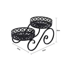 OJKJGYTF Simple Flower Stand Balcony Iron Flower Rack for Outdoor and Indoor Metal Holder Garden Patio Shelves for Plant Flower Pot Rack