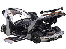 AUTOart Koenigsegg Agera RS 1/18 Model Car Moon Silver with Orange Accents
