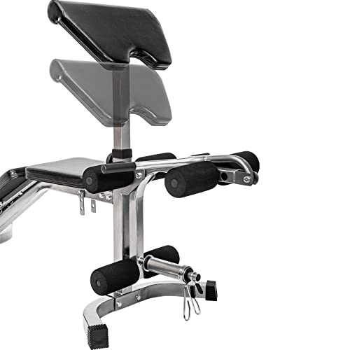 PRODCA Adjustable Weight Bench with Leg Extension - Olympic Utility Benches Black
