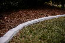 Beuta Landscape Edging | Garden Edging Border | Faux Stone Bricks for Lawn edging, Flower beds, Pathways & Yard Edging– 40 Packs | Each Section Has 6 Bricks 48"L x 4"W x 2.25"H | 120 Spikes |Limewash