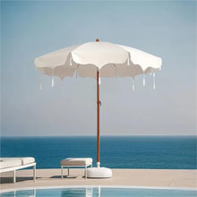 IRTGFHJE Patio Umbrella Pendant Tassel Parasol Umbrella Outdoor