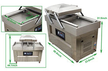 TECHTONGDA Double Chamber Vacuum Sealer Stainless Steel for Fruits & Vegetables