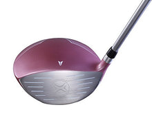 Aspire XD1 Ladies Womens Complete Golf Clubs Set Titanium Driver, Fairway, Hybrid, Irons, Putter, Stand Bag, 3 H/C's Pink