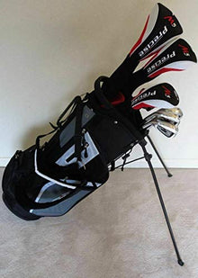 Performance Custom Golf Left Handed Tall Mens Golf Set Black Red
