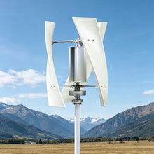 5Kw Wind Turbine Kit,12V 24V 48V Magnetic Levitation Vertical Axis Electric Power Generator, with MPPT Controller,Silent Wind Power System,RV, Marine,easy to install wind generator 5000W-24V
