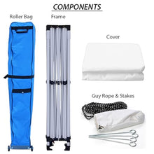 King Canopy Tuff Tent 10-Feet by 15-Feet Instant Pop up Canopy, 1-Inch White Aluminum Frame, Guy Ropes and Stakes, White Cover