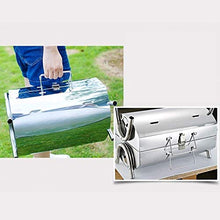 Folded Portable Charcoal BBQ Grill Outdoor Barbecue Charcoal Stainless Steel Kebab Grill Folding Grill Portable Grill for Camping